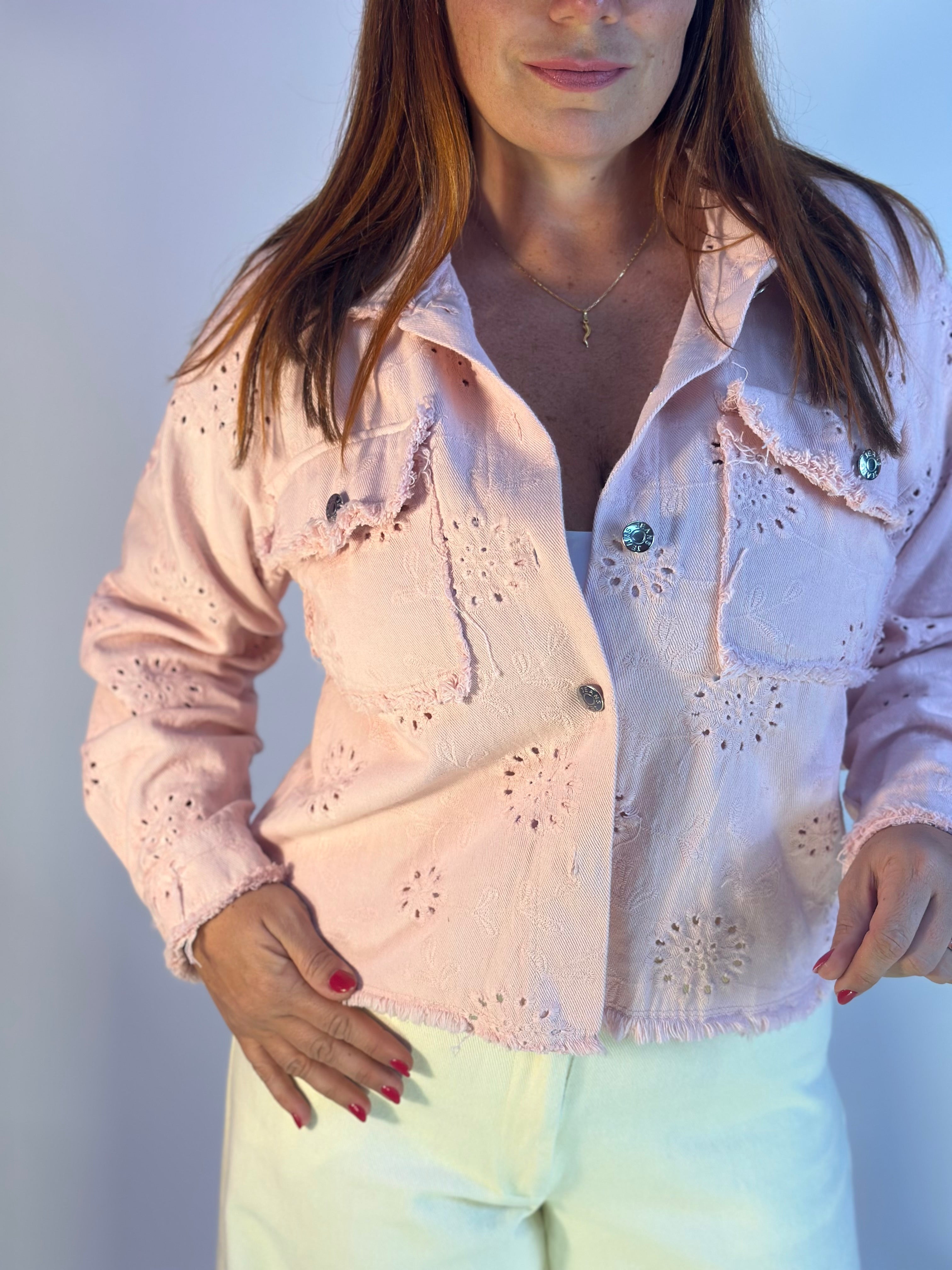 Giacca Denim Color