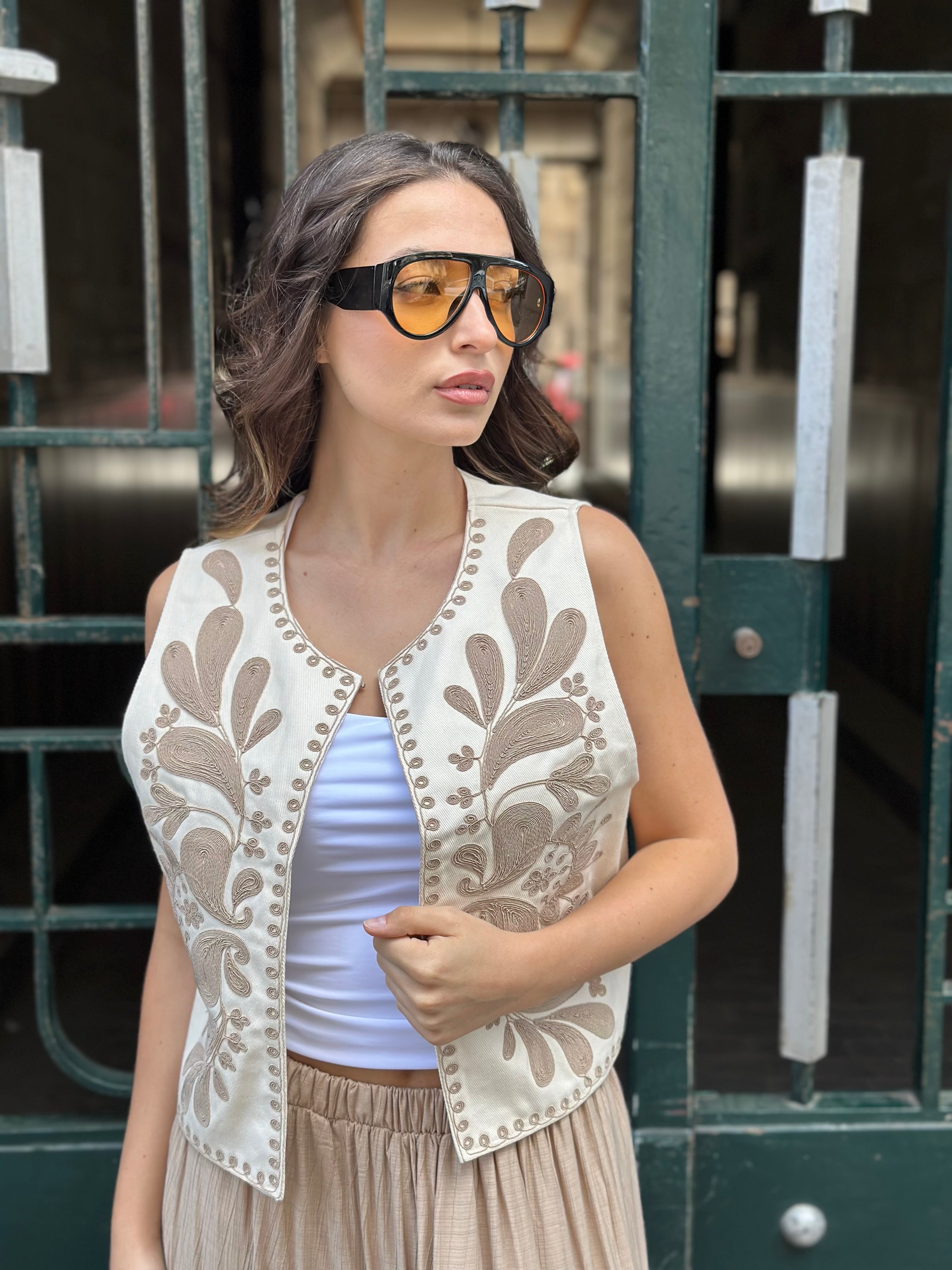 Gilet Boho Garden