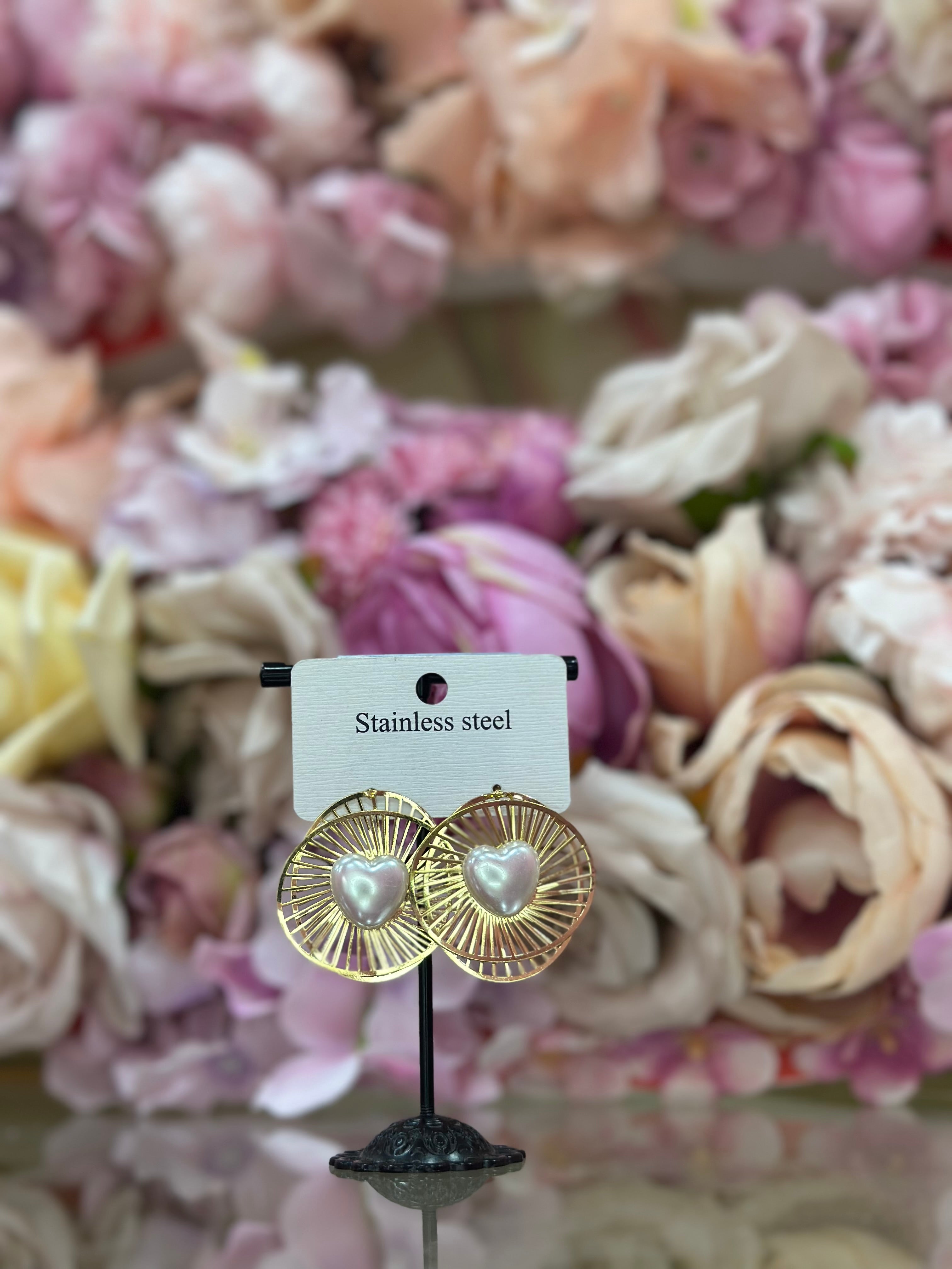 Orecchini “ Golden Heart”