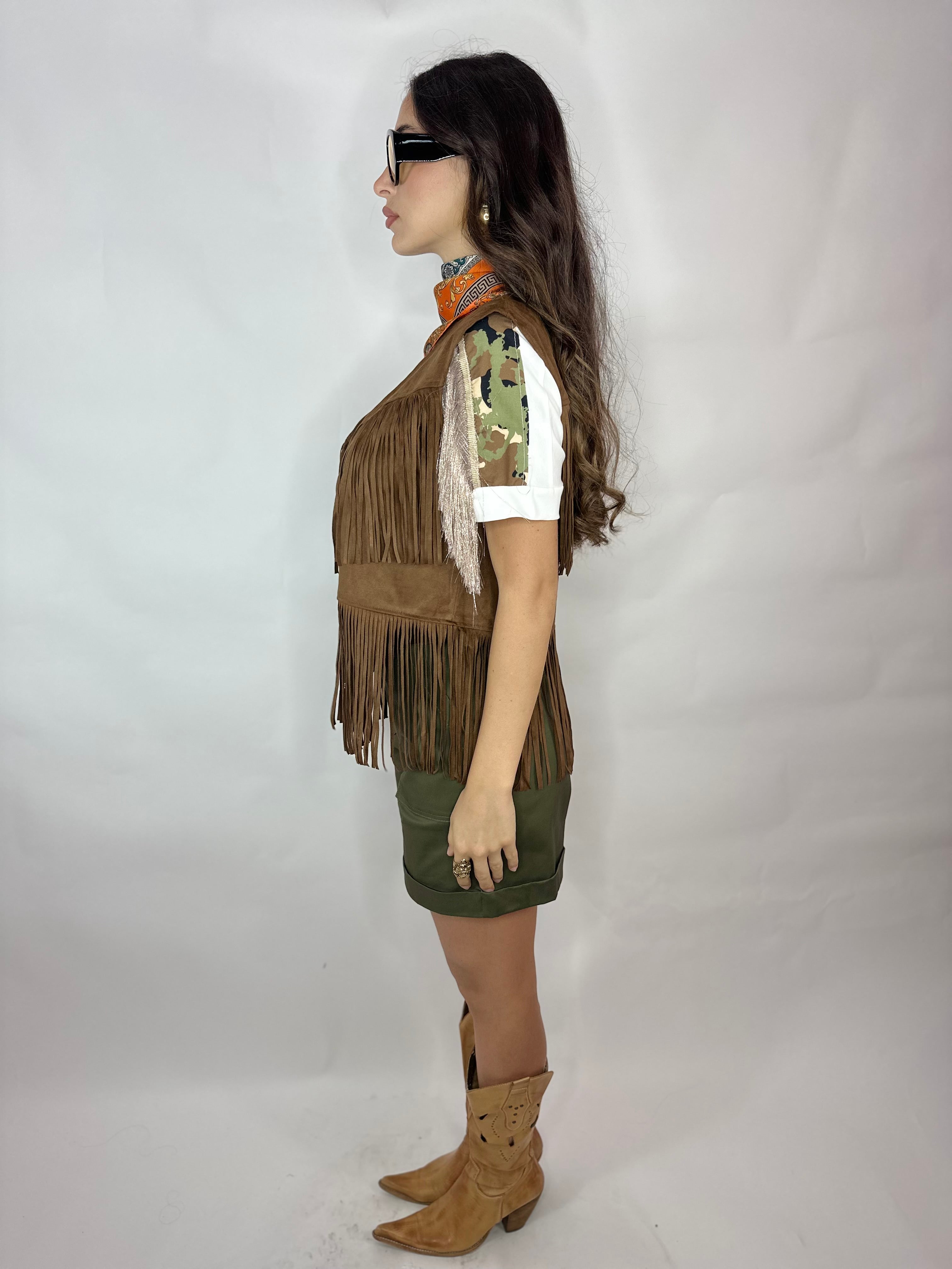 Gilet West Scamosciato