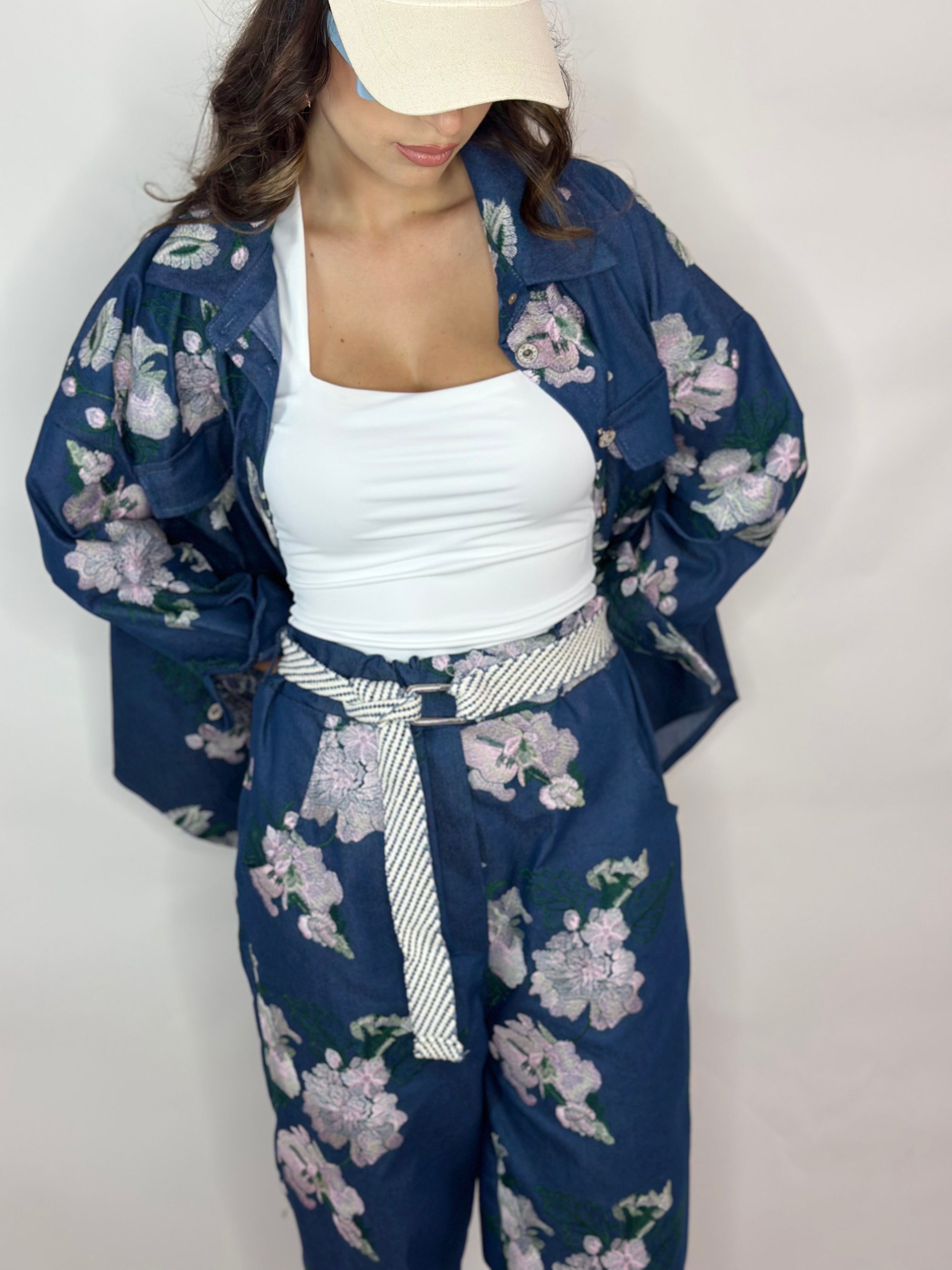 Completo Blooming Denim