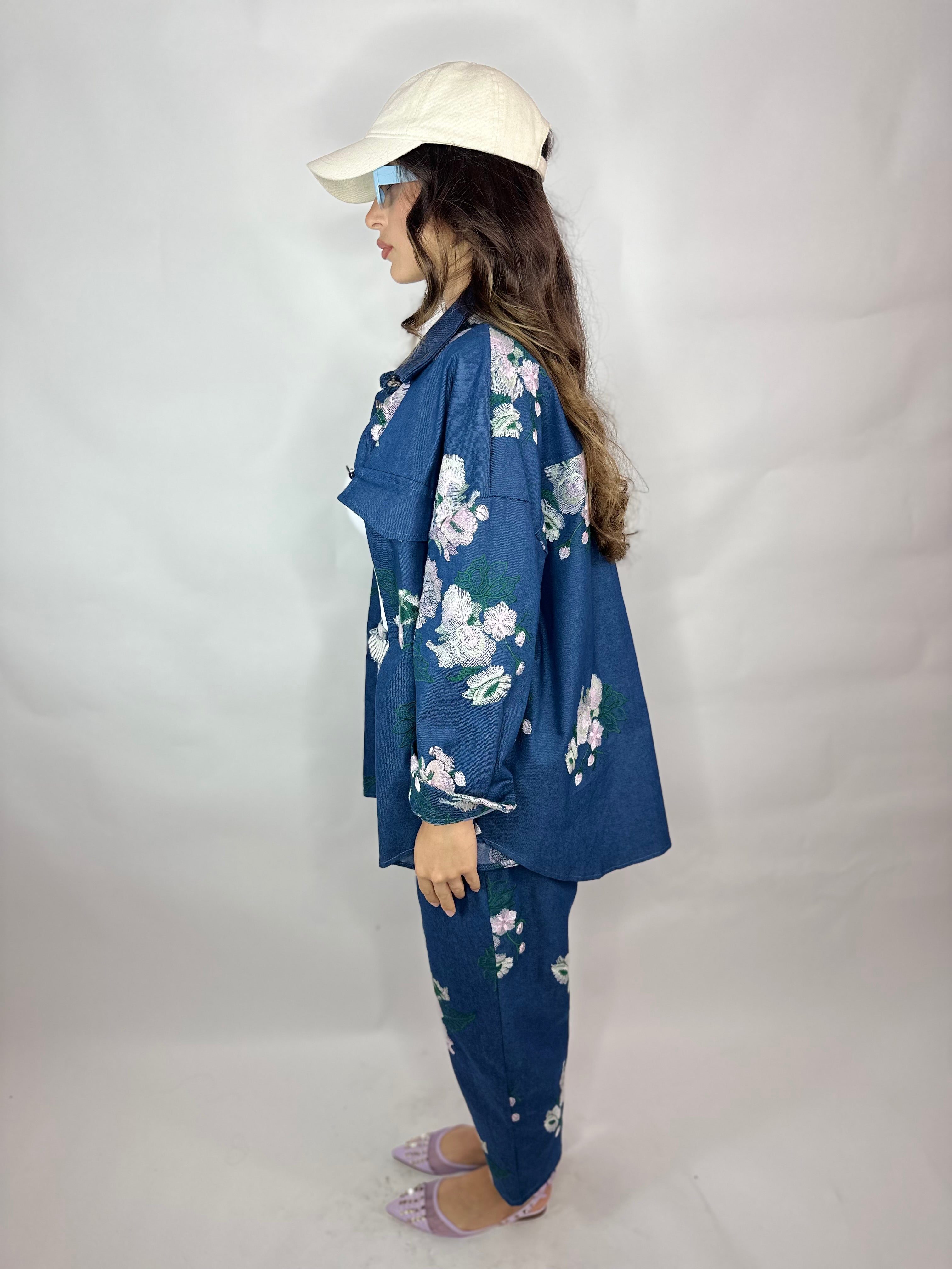 Completo Blooming Denim