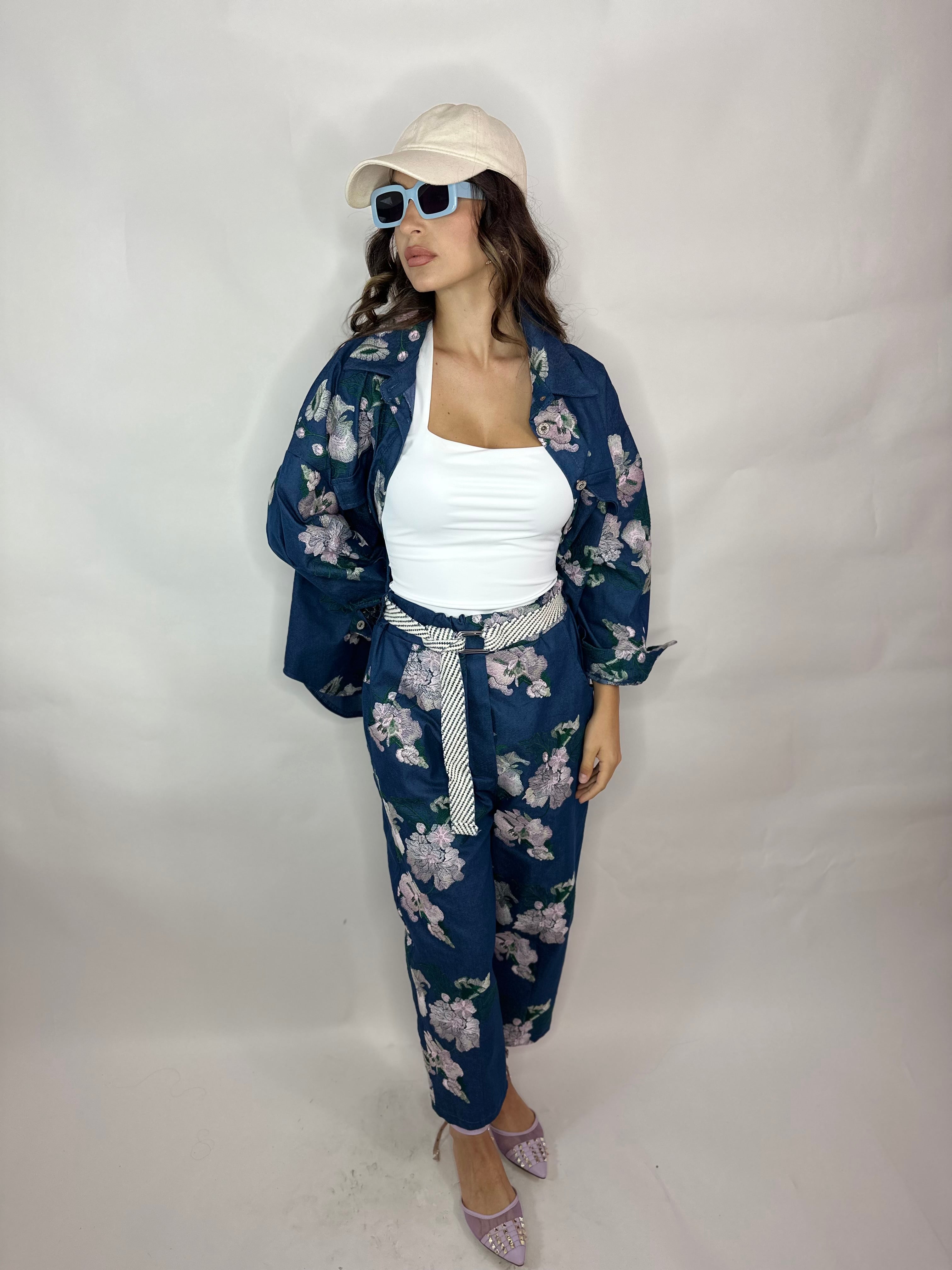 Completo Blooming Denim