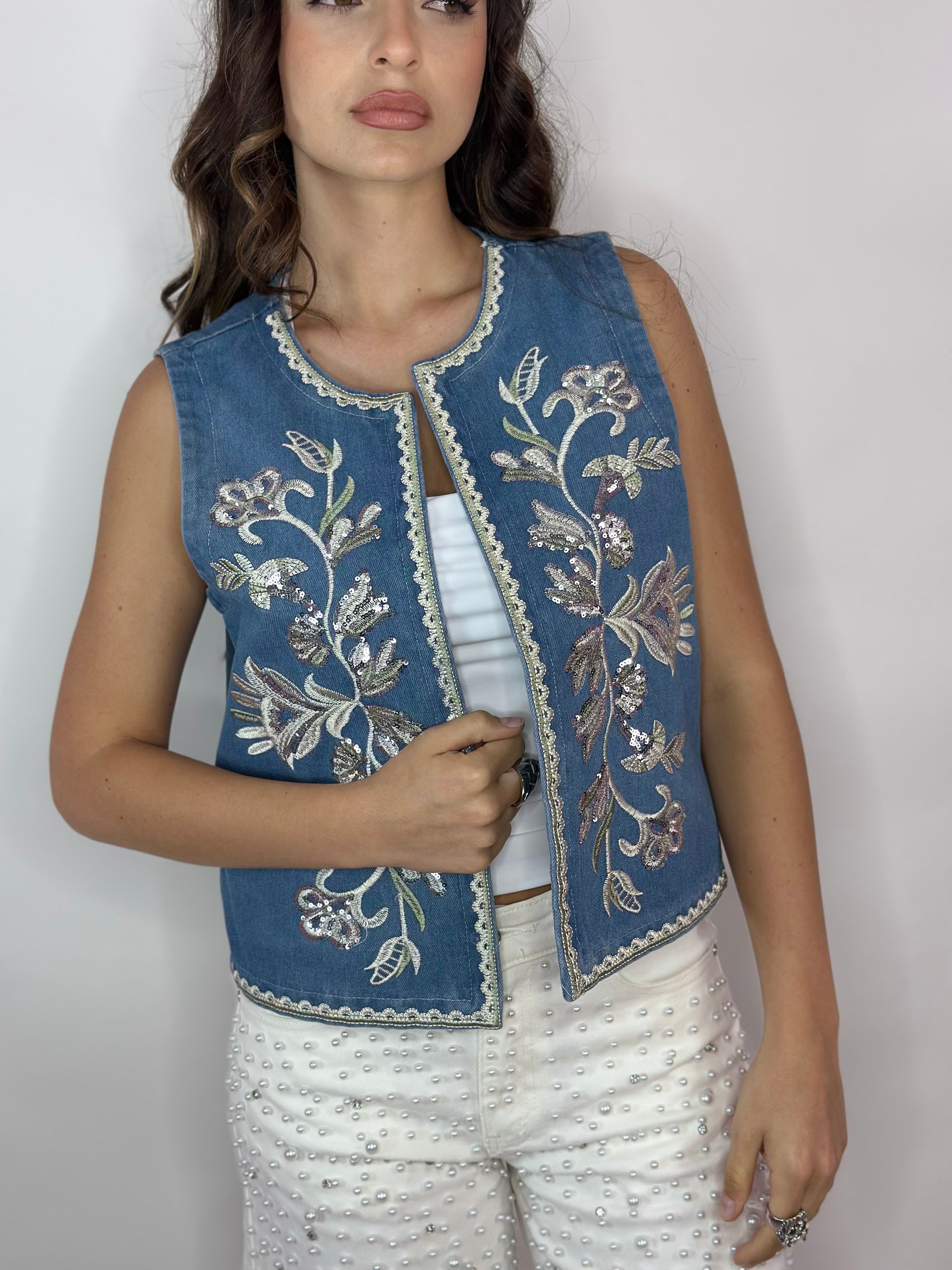 Gilet Boho Garden