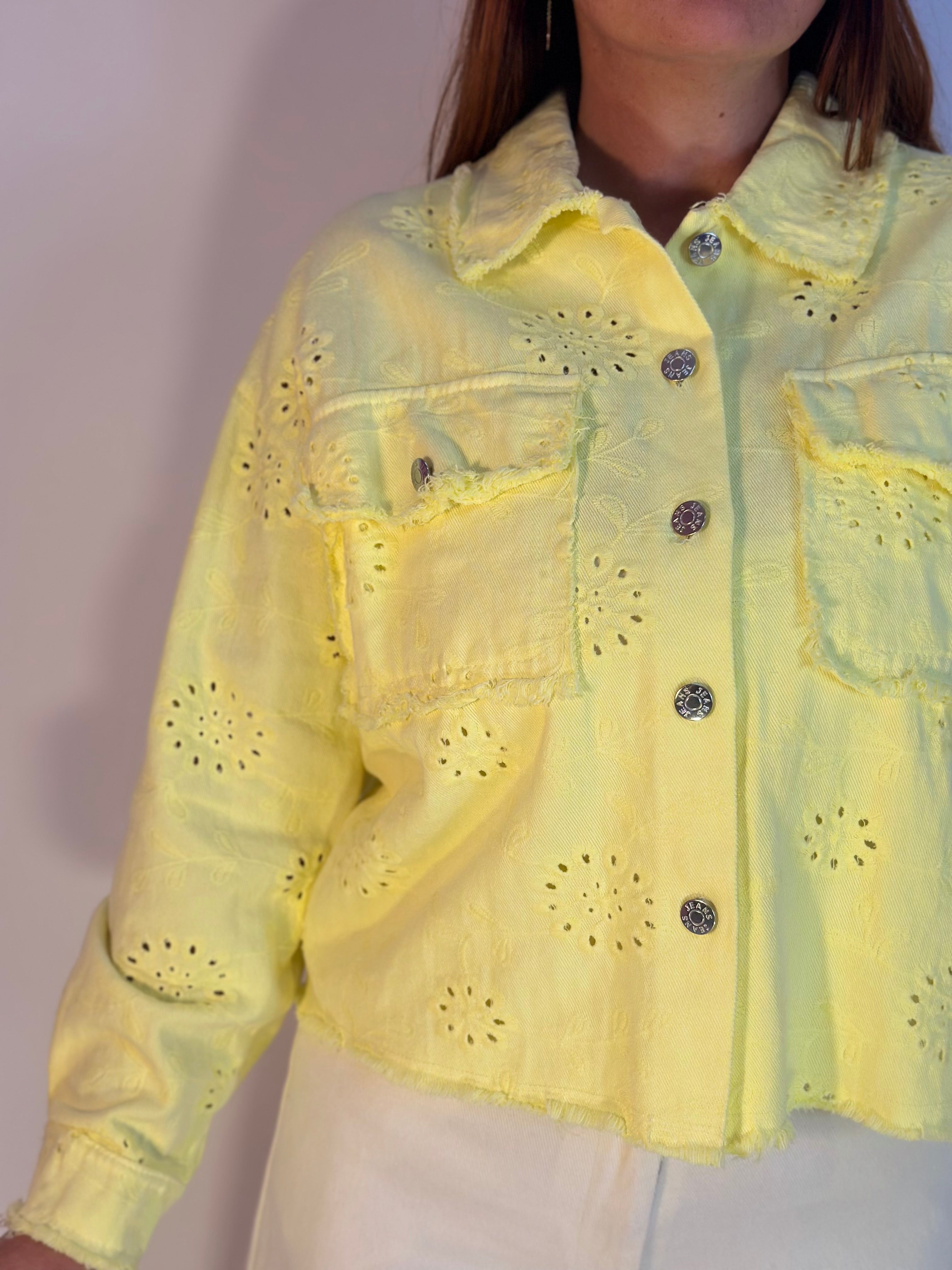 Giacca Denim Color