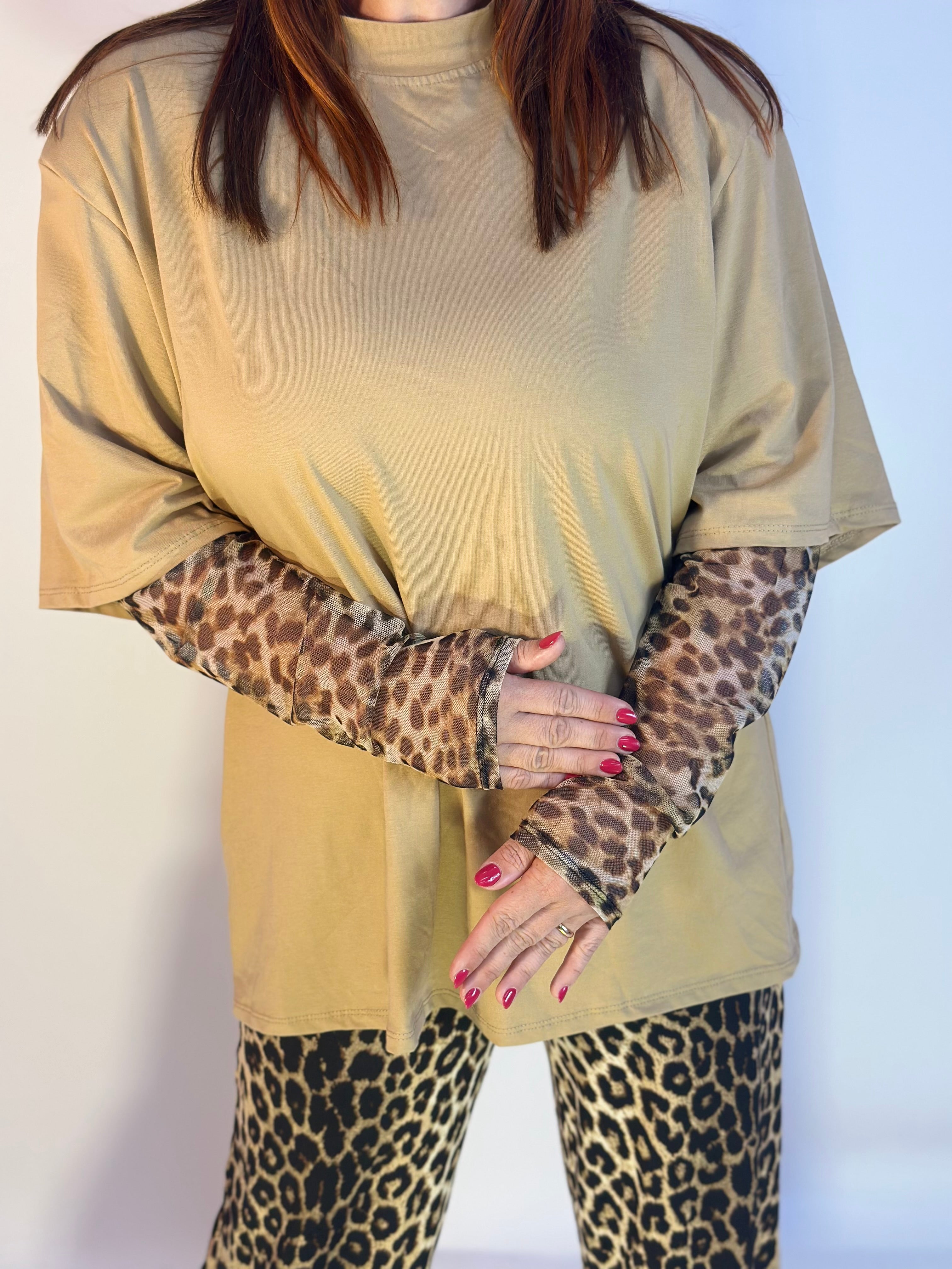 T-Shirt manica Leo