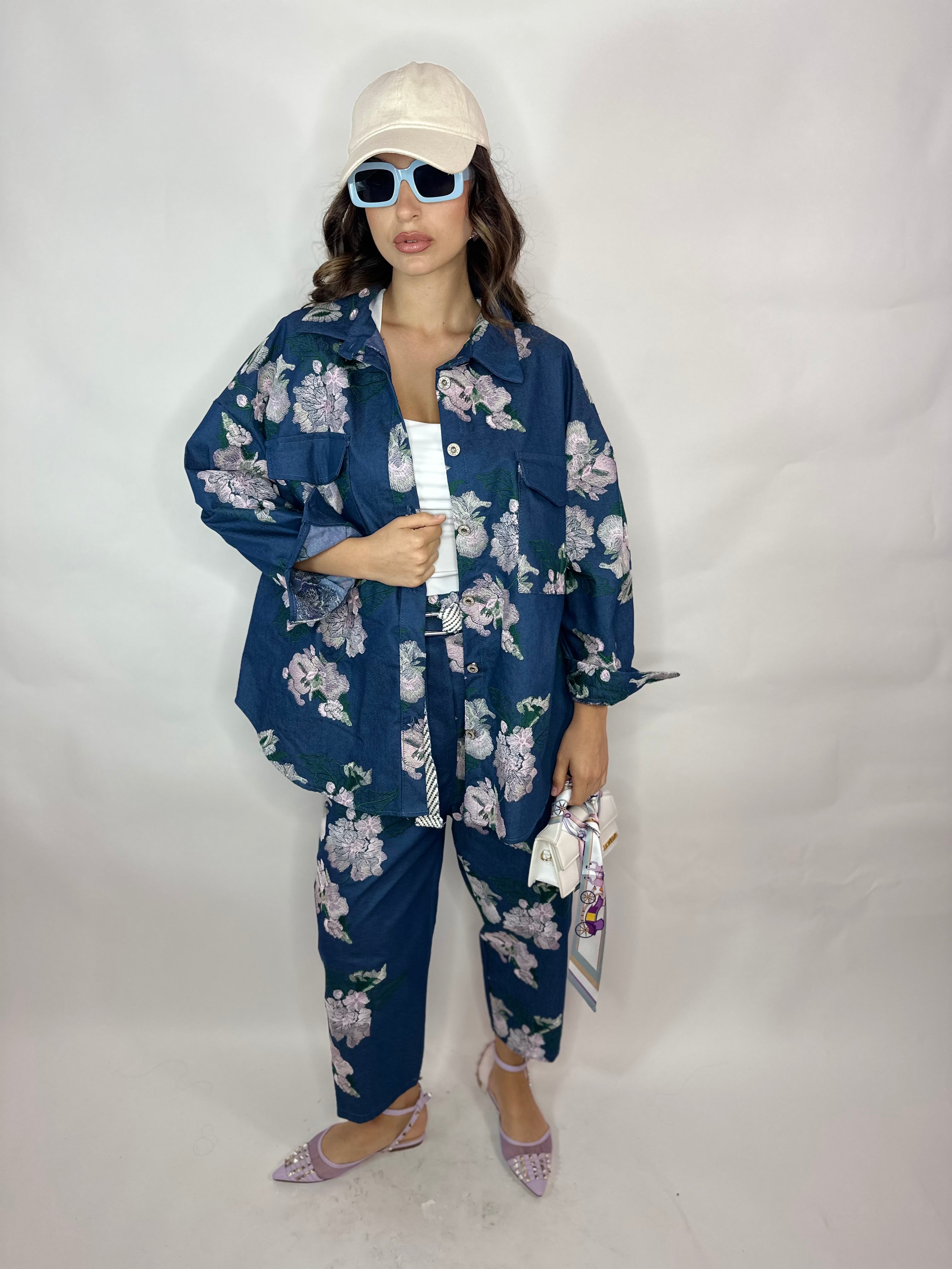 Completo Blooming Denim